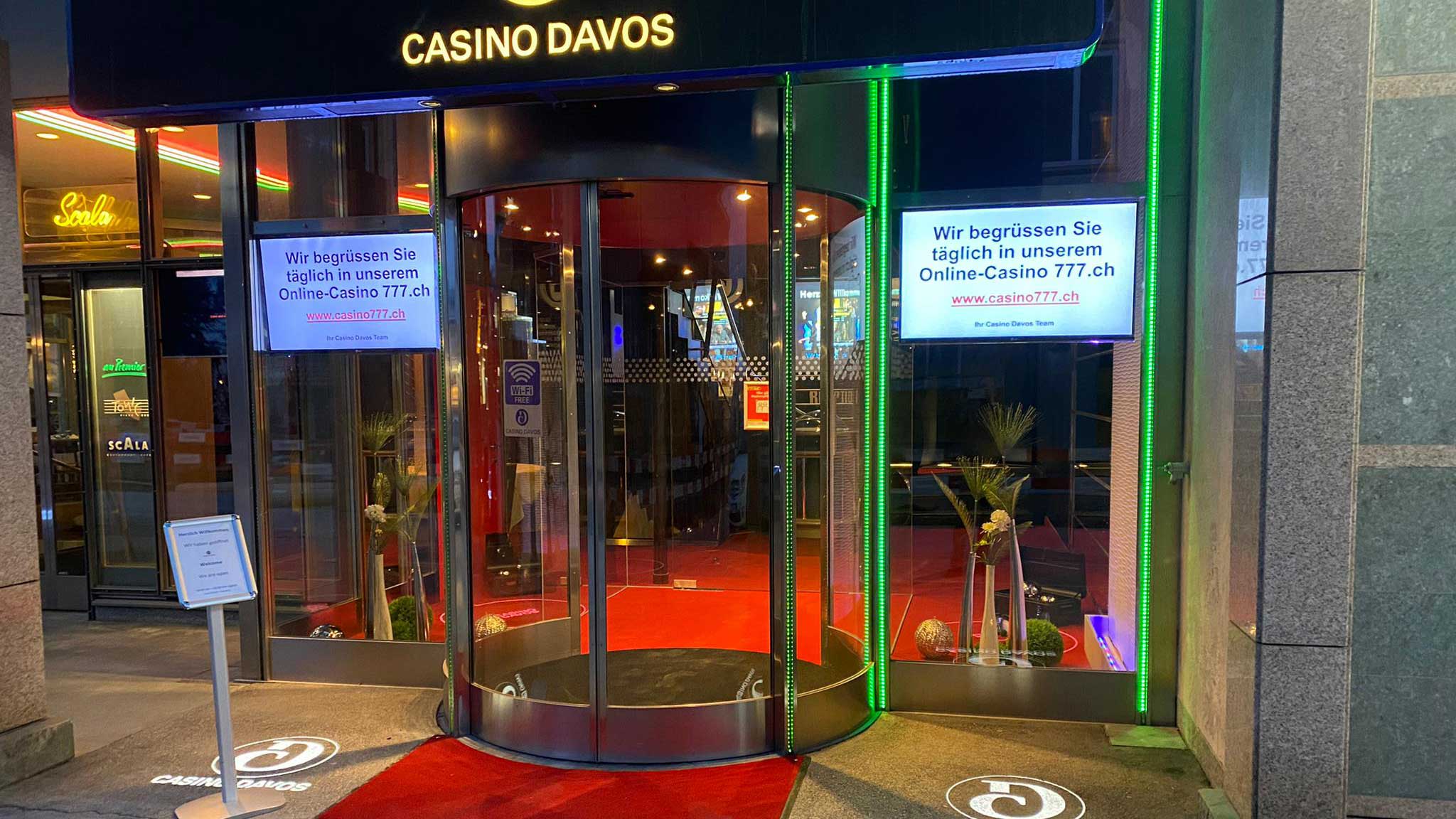 Eingang Casino Davos