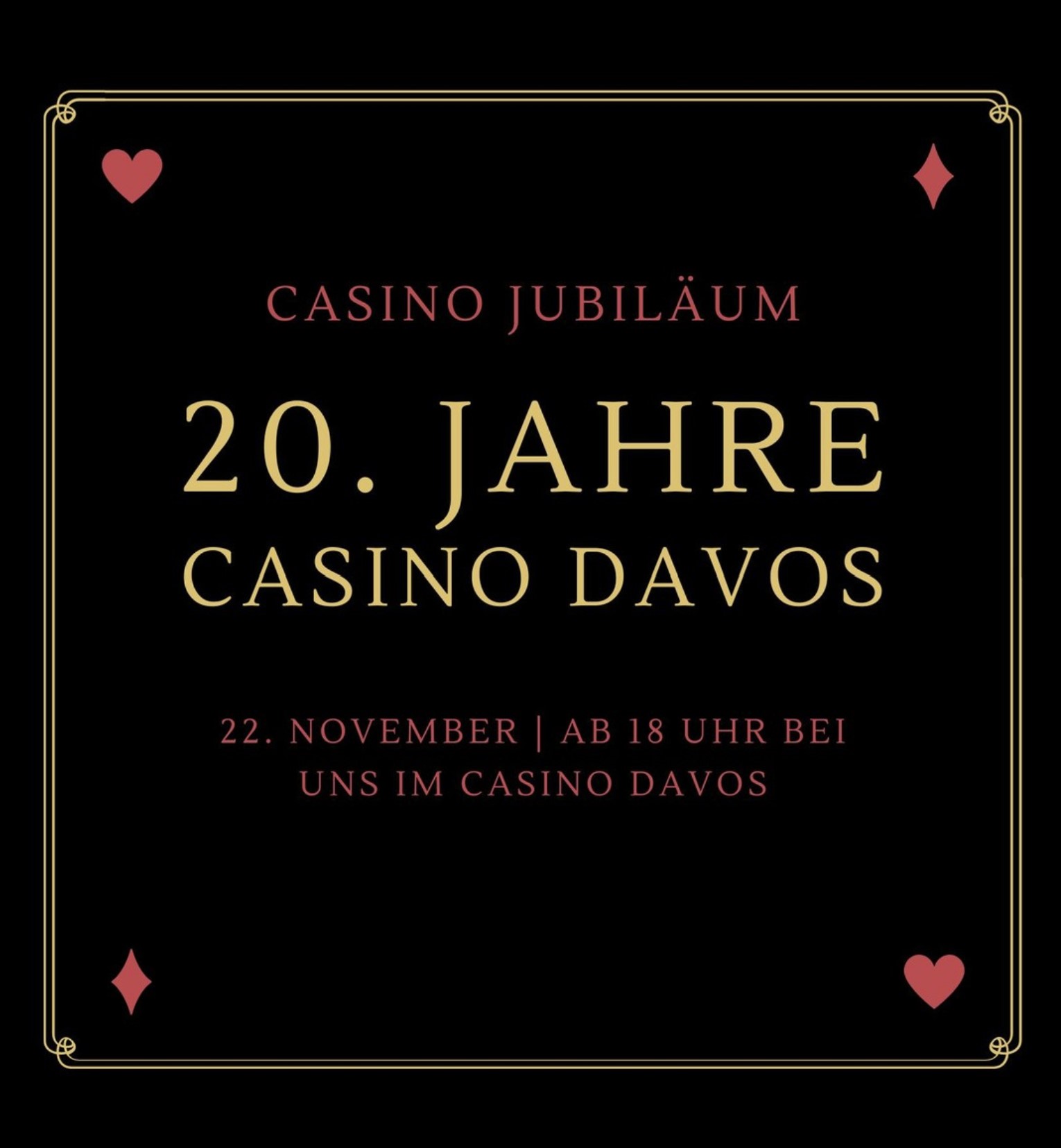 Casino Davos Jubiläum